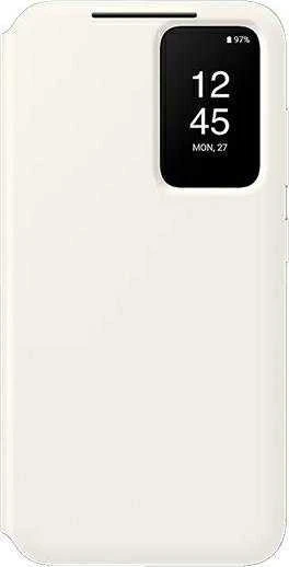 ZS711CWE Smart View piniginės dėklas Samsung Galaxy S23 FE, Baltas