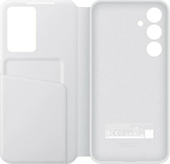 112803 EF-ZS721CWE Samsung Smart View dėklas Galaxy S24 FE baltos spalvos