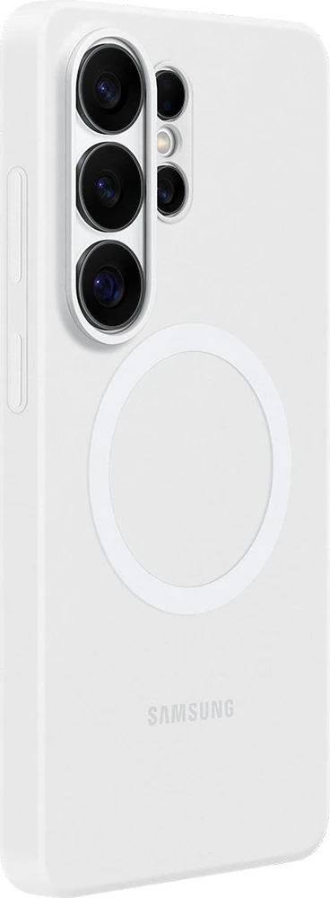 Dėklas ES948CW Silicone Magnet Case Samsung Galaxy S26 Ultra, Baltas