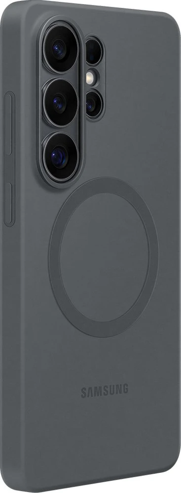 Dėklas Samsung Galaxy S26 Ultra Silicone Magnet Cover Juodas