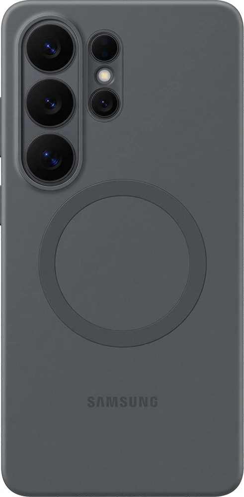 Dėklas Samsung Galaxy S26 Ultra Silicone Magnet Cover Juodas