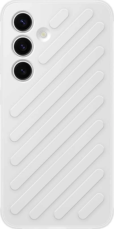 Dėklas „Samsung Galaxy S24 Shield Cover“ šviesiai pilkas