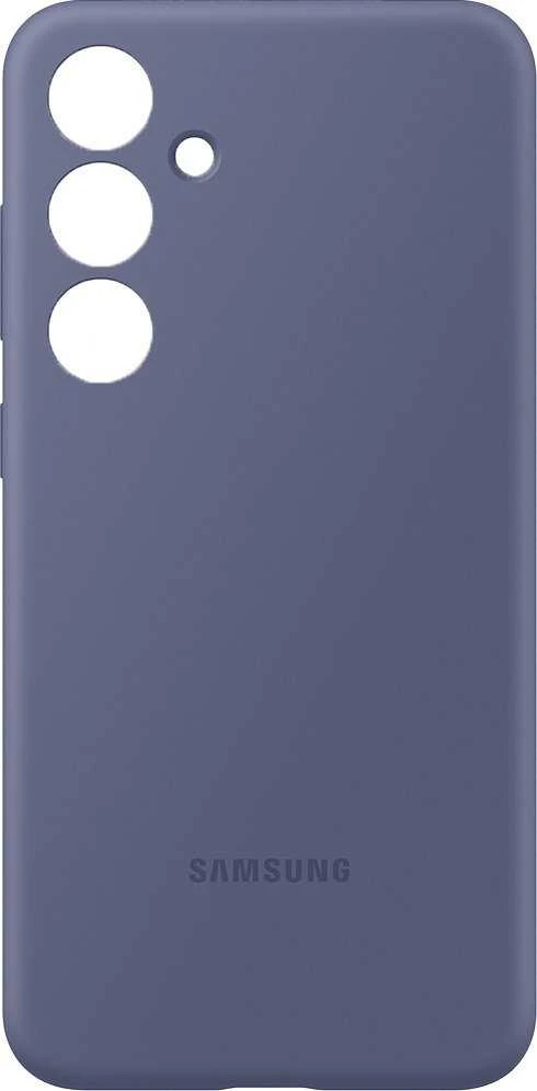 Dėklas „Samsung Galaxy S24+“ silikoninis dangtelis, violetinis