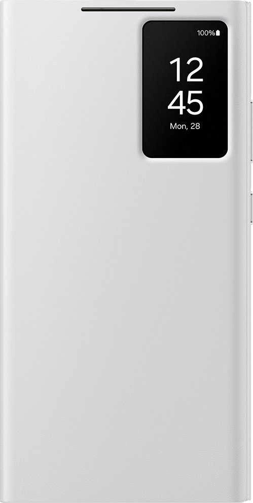 „Samsung Galaxy S24 Ultra Smart View“ piniginės dėklas Baltas