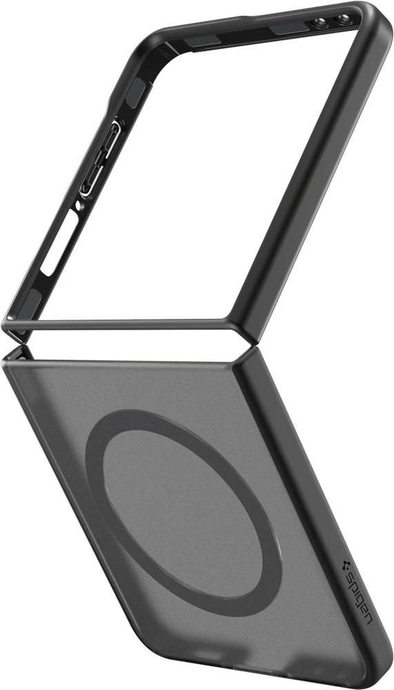 Dėklas Spigen FPF766PGBTW Capella Samsung Galaxy Flip7, Frost Juodas