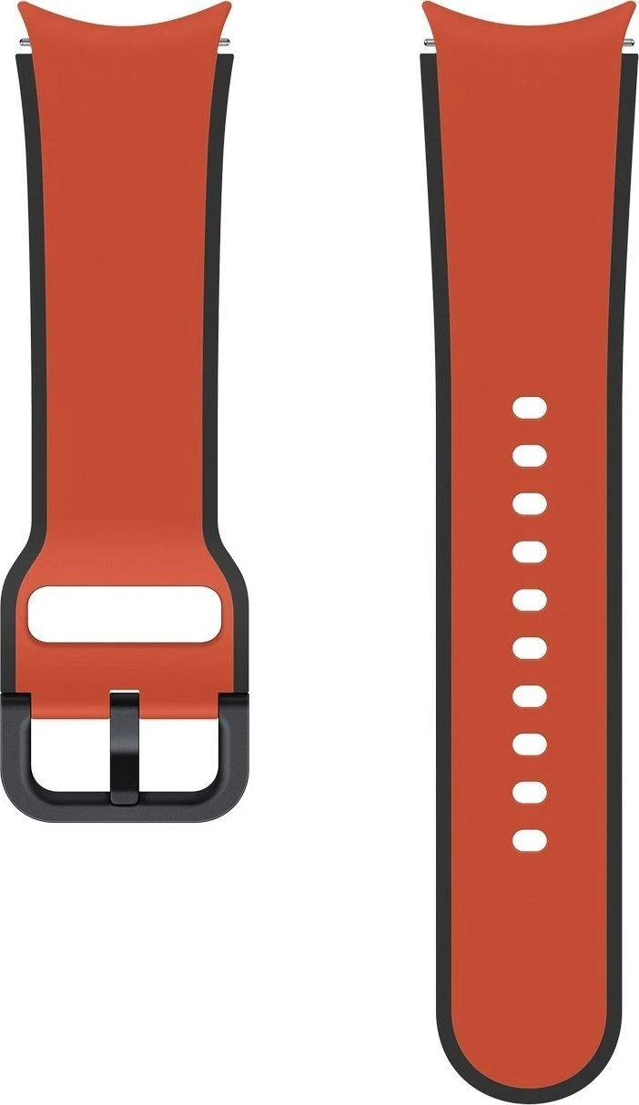 Išmaniojo laikrodžio Samsung Galaxy Watch 4/5 silikoninis dirželis, Raudonos spalvos, 20mm