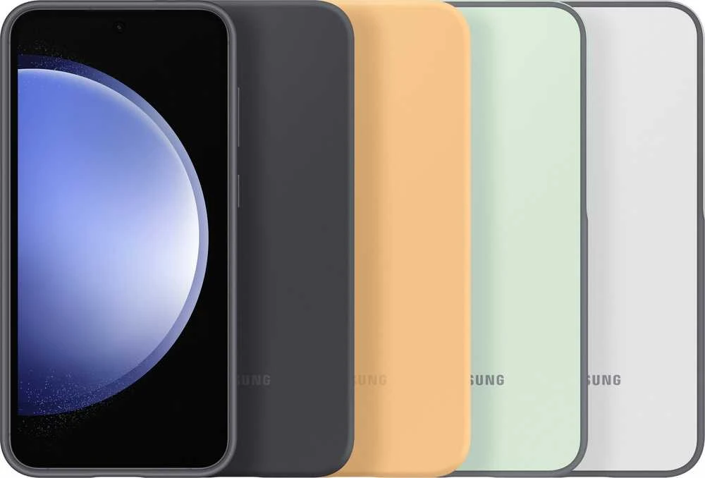 PS711TWE Silikoninis dėklas Samsung Galaxy S23 FE, Light Gray (Light Gray)