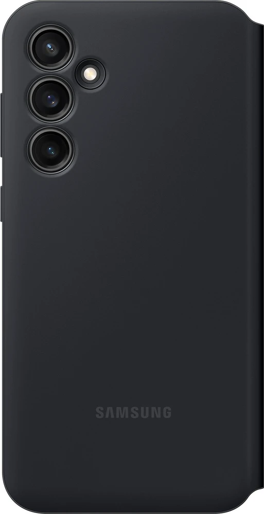 Samsung Galaxy S23 FE Smart View piniginės dėklas Juodas