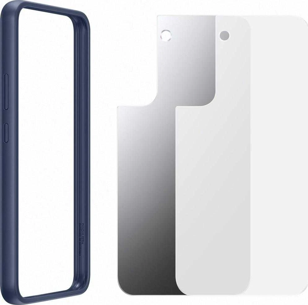 Dėklas MS906CNE rėmo dangtelis, skirtas Samsung Galaxy S22 Plus, Navy (Mėlyna)
