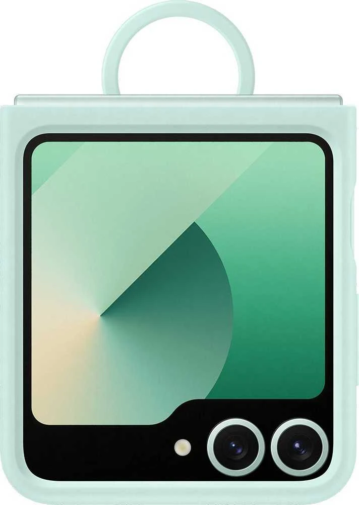 Samsung Galaxy Flip6 Silikoninis dėklas with Ring Mint