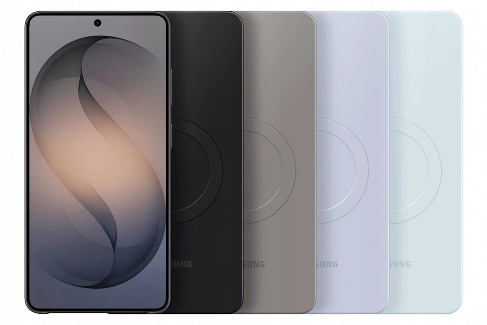 SS947CJ plonas magnetinis dėklas „Samsung Galaxy S26 Plus“, pilkas