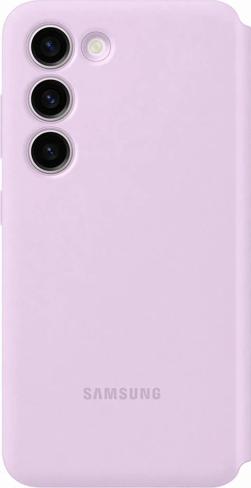 „Samsung Galaxy S23 Smart View“ piniginės dėklas, alyvinis