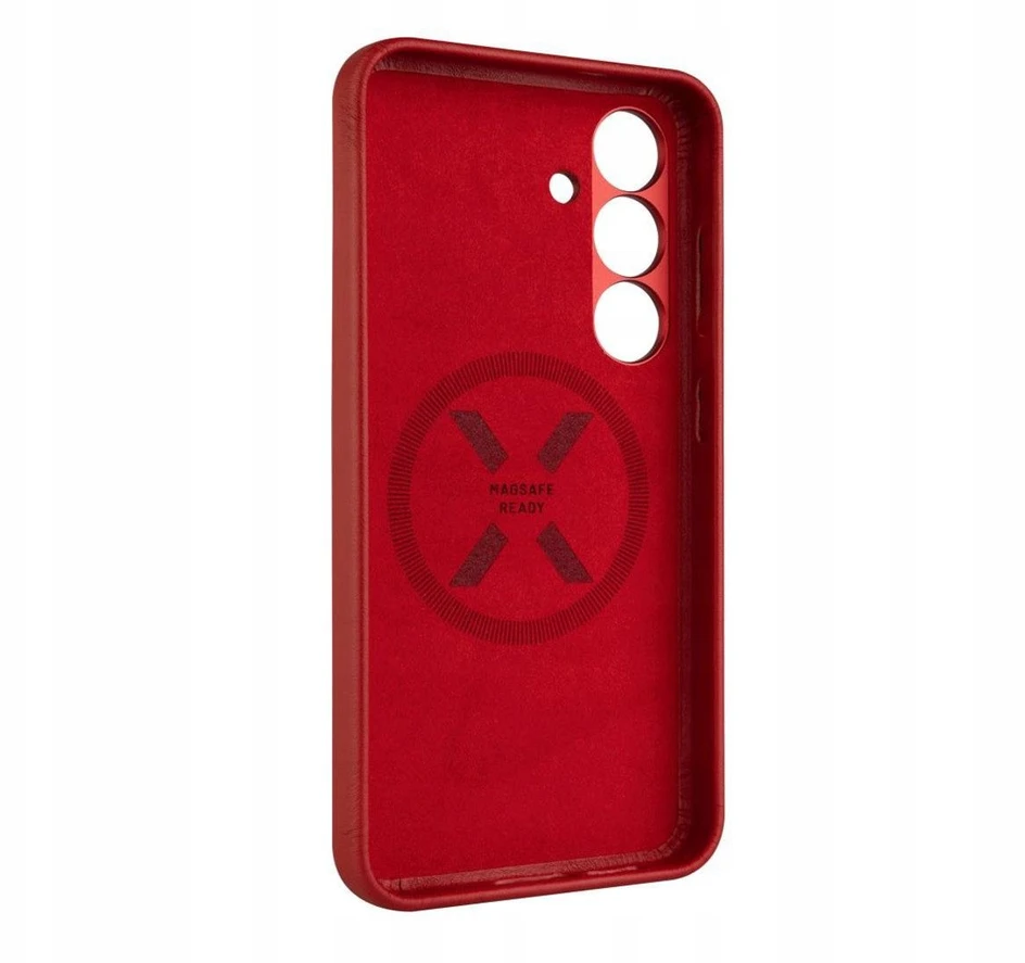 Dėklas Samsung Fixed MagLeather Samsung Galaxy S25+ red
