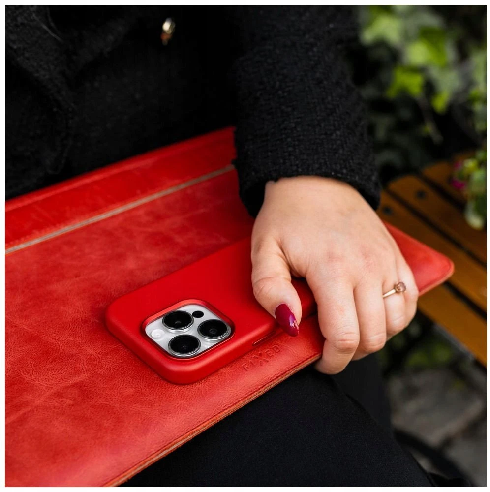 Dėklas Samsung Fixed MagLeather Samsung Galaxy S25+ red