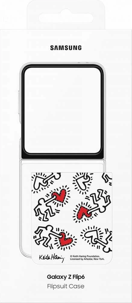 Dėklas ZF741CWEGWW Flipsuit Case Samsung Galaxy Flip6 (Baltas)