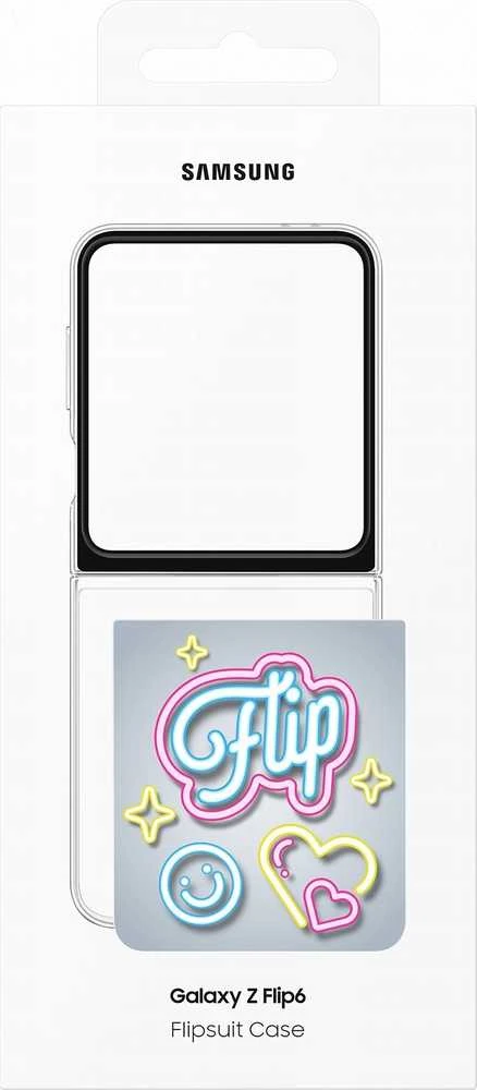 ZF741CTEGWW Flipsuit dėklas Samsung Galaxy Flip6 (skaidrus)