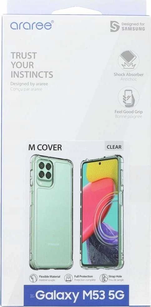 Dėklas GP-FPM536KDATW Samsung apsauginis dangtelis, skirtas Galaxy M53 5G skaidrus