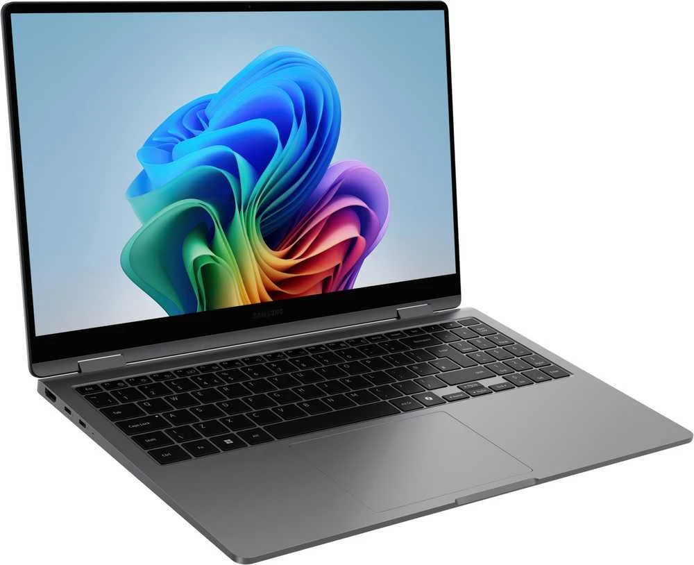 Nešiojamas kompiuteris SAMSUNG Galaxy Book5 360 15,6 spalvų Intel Core Ultra 7 256V 16GB 1000GB W11 Moonstone Pilkas