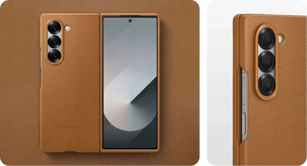 VF956PAEGWW Kindsuit dėklas Samsung Galaxy Fold6 (rudas)