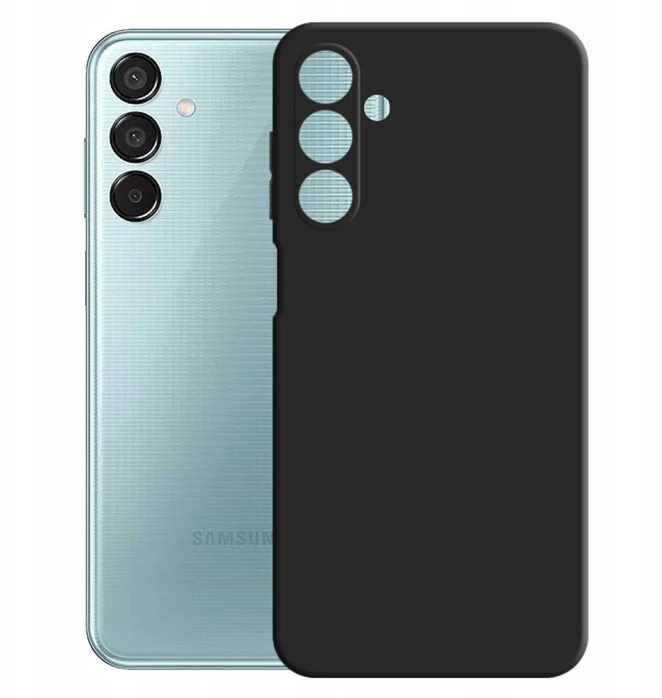 3mk matinis dėklas „Pro“, skirtas „Samsung Galaxy M16 5G“ - matinė juoda