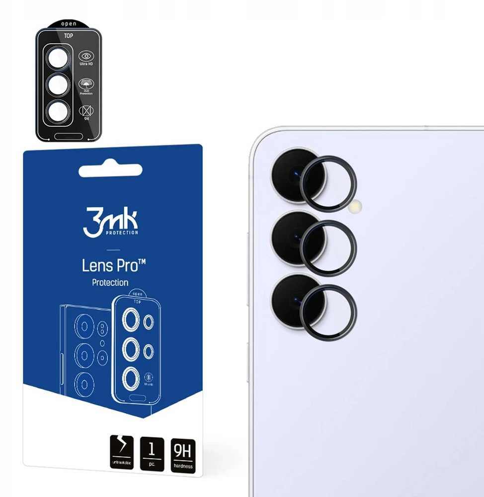 3mk objektyvo apsauga „Pro Juodas“ „Samsung Galaxy S25 FE“