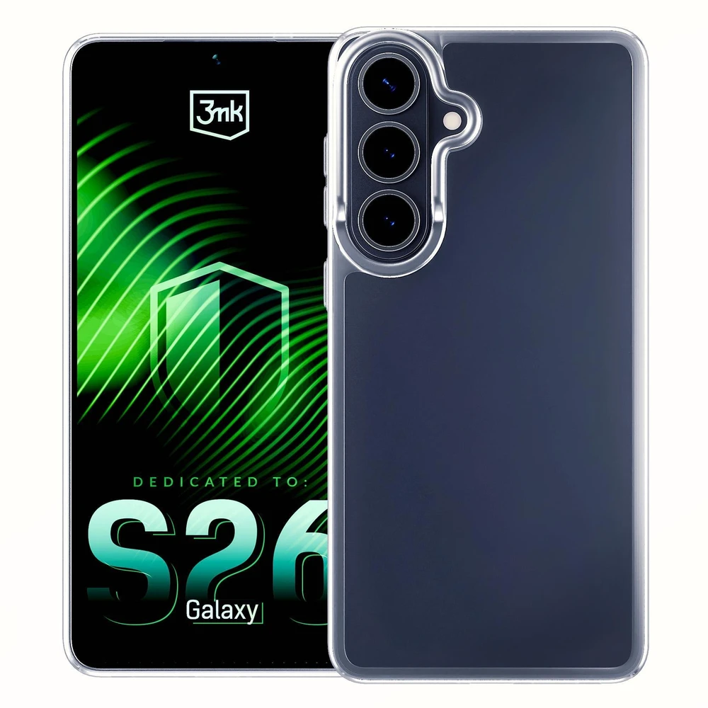 3mk šarvuotas dėklas, skirtas „Samsung Galaxy S26 Pro“ - skaidrus