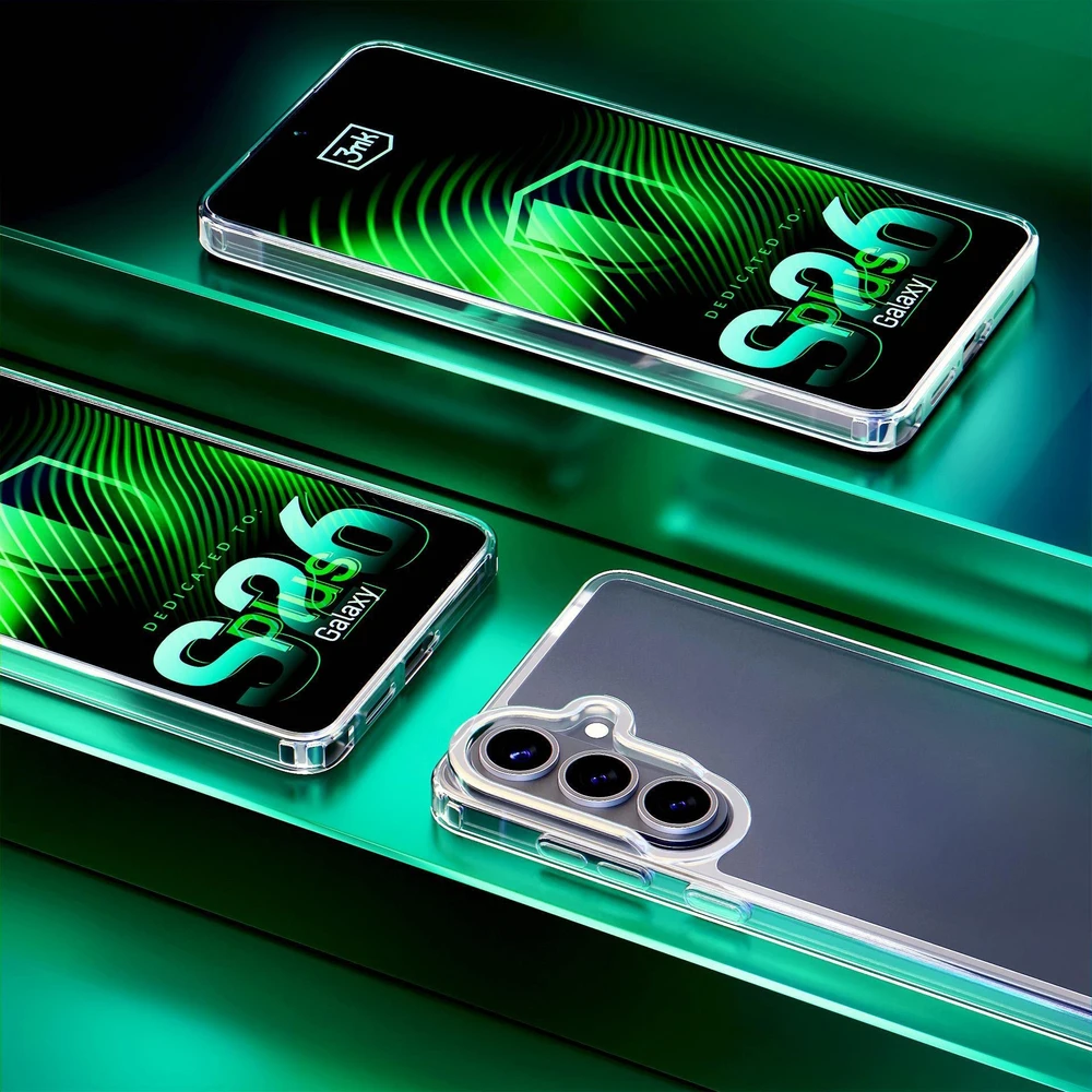 3mk šarvuotas dėklas, skirtas „Samsung Galaxy S26+“ - skaidrus