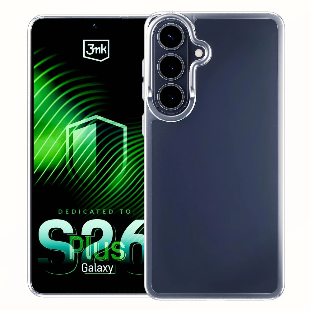 3mk šarvuotas dėklas, skirtas „Samsung Galaxy S26+“ - skaidrus