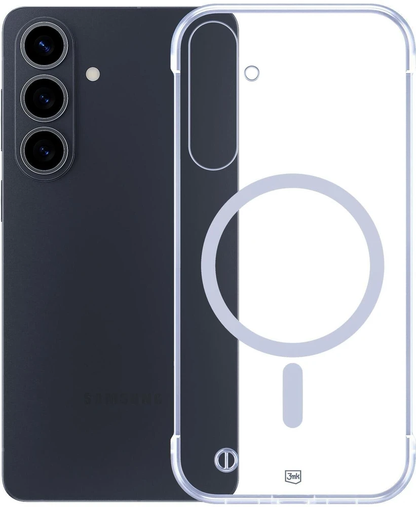 Dėklas 3mk Just20g MagCase, skirtas Samsung Galaxy S26 Pro - skaidrus