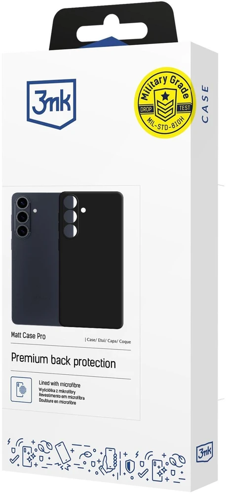 3MK matinis dėklas „Pro“, skirtas „Samsung Galaxy S26“.