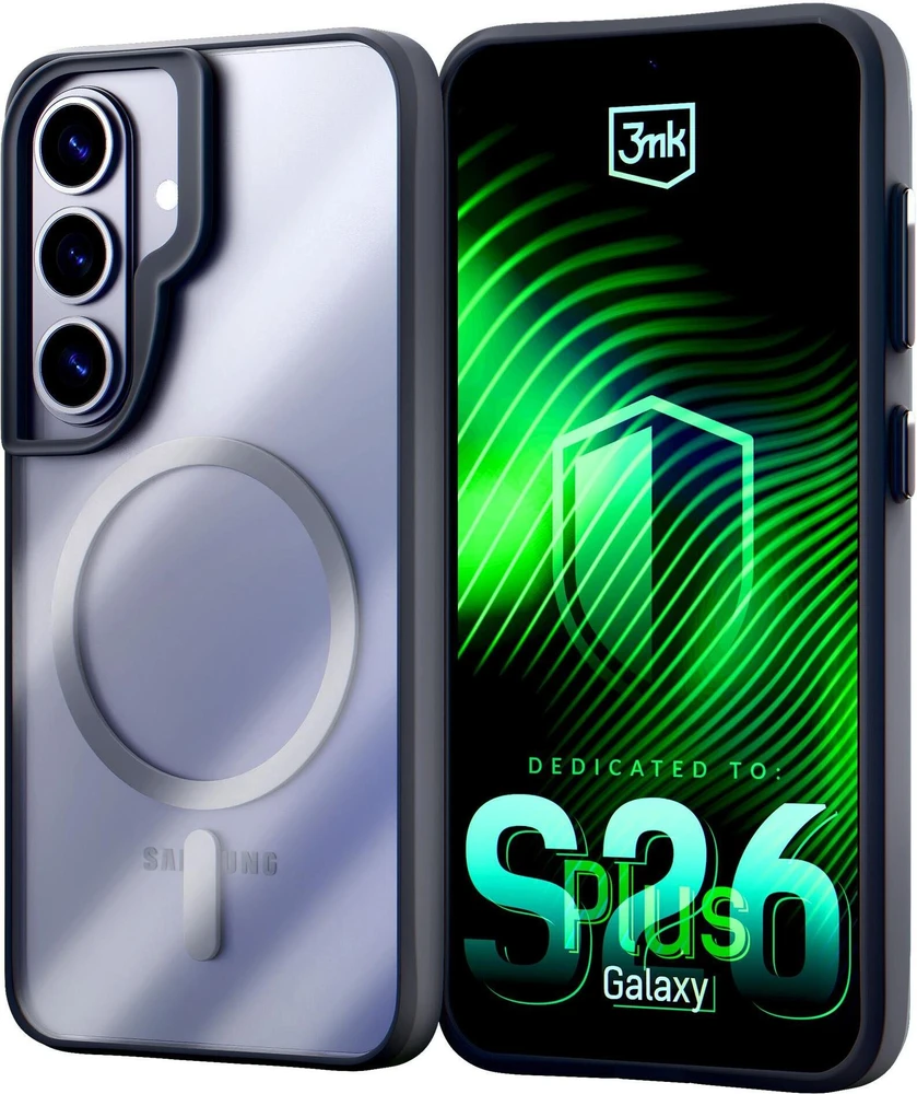 Dėklas 3MK Satin Armor MagCase do Samsung Galaxy S26+