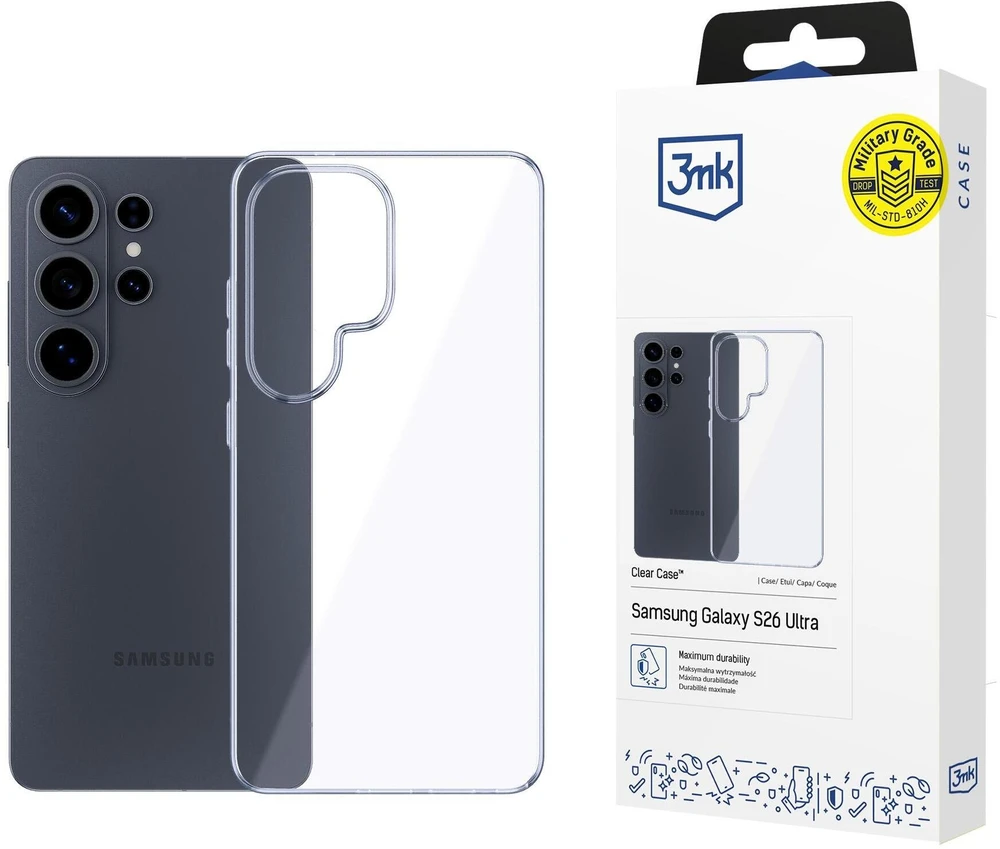 Dėklas 3mk skaidrus 1,2mm dėklas Samsung S948 S26 Ultra