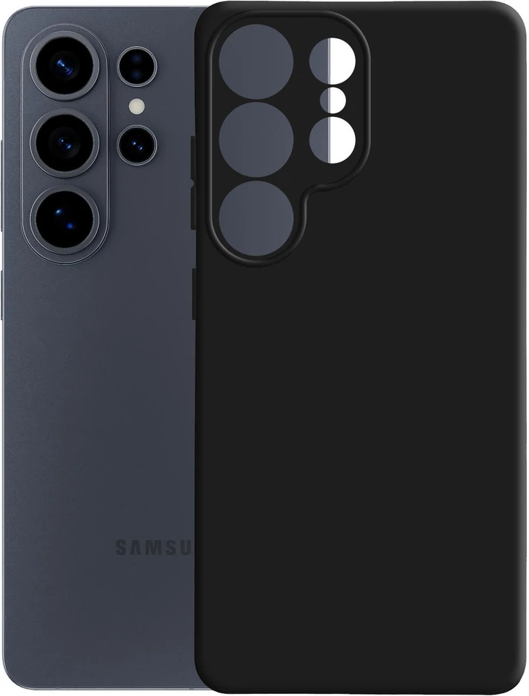 3mk matinis dėklas „Pro“, skirtas „Samsung Galaxy S26 Ultra“ - matinis juodas