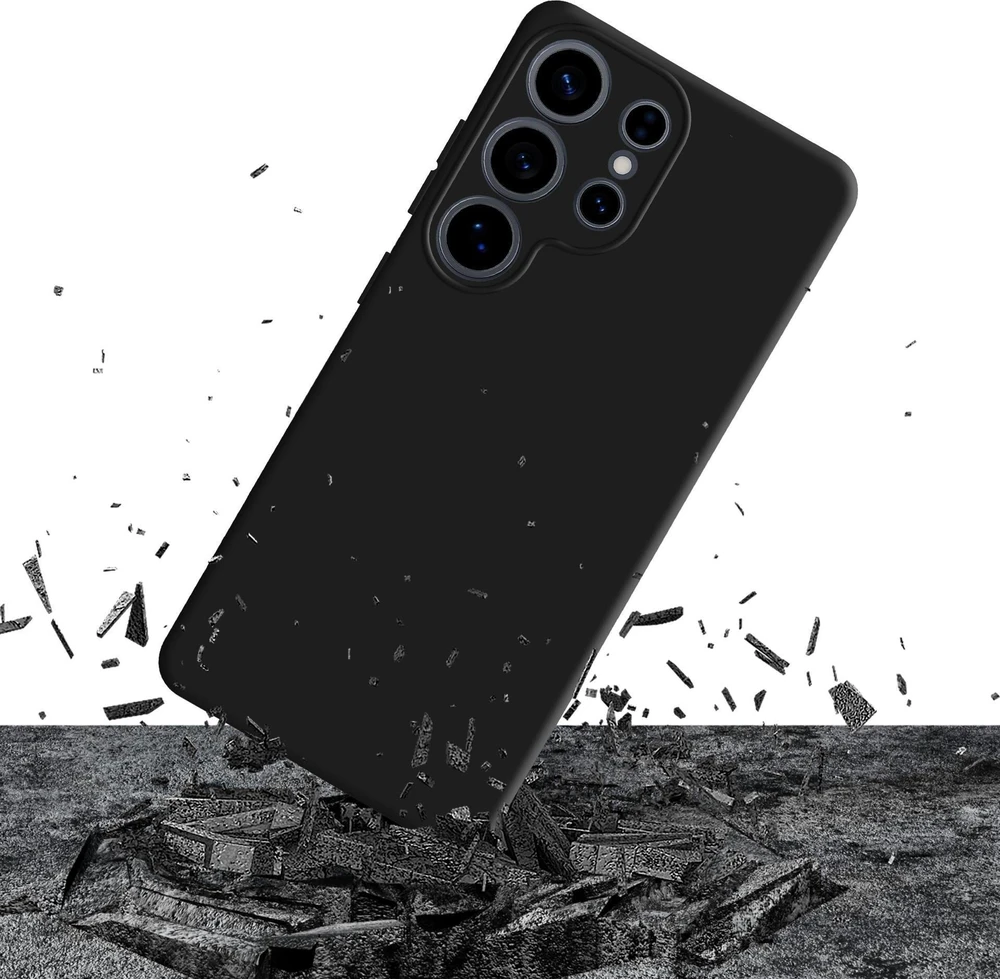 3mk matinis dėklas „Pro“, skirtas „Samsung Galaxy S26 Ultra“ - matinis juodas