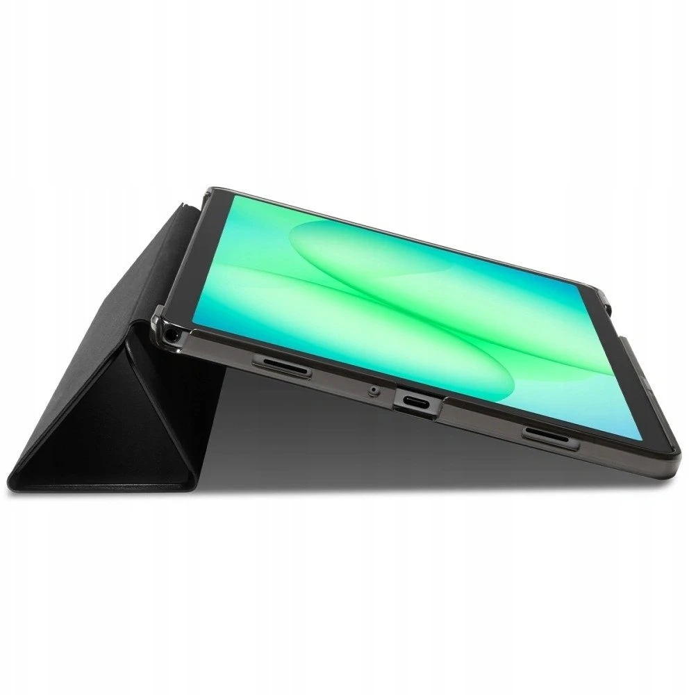 Spigen Smart Fold Galaxy Tab A9 / A11 8.7 X110 / X115 / X133 / X135 matinės juodos spalvos