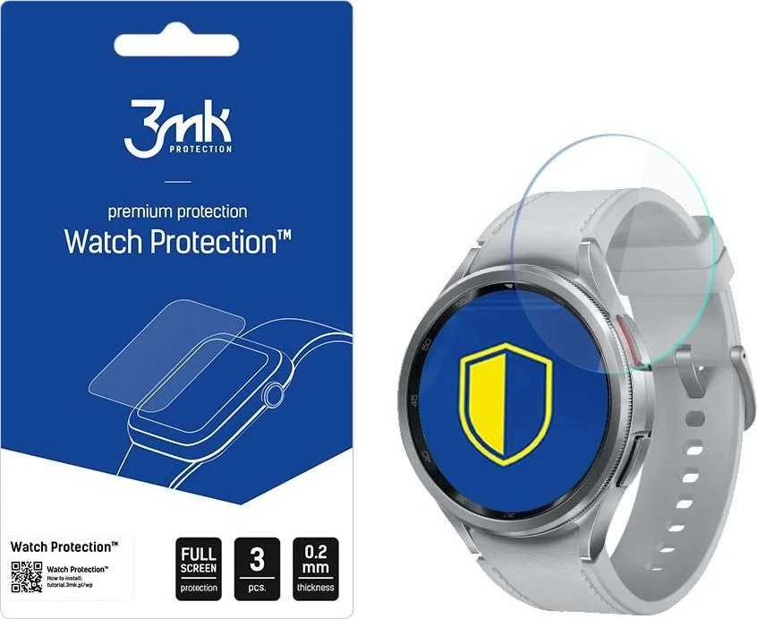LCD apsauginis stikliukas 3mk Flexible Glass Samsung Watch 6 Classic 43mm