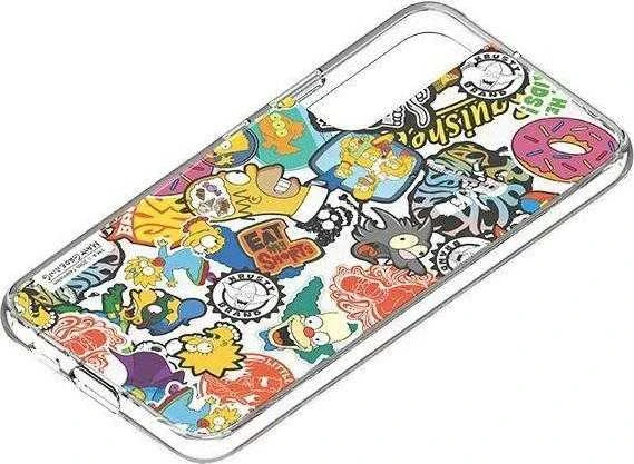 „Samsung GP-TOU021HOYYW“ dėklas „EtuiFrame“, skirtas „Galaxy S22“: „Simpsonų veidai“ (baltas)