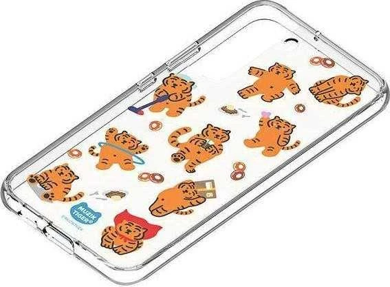 Dėklas 112803 Panel Samsung GP-TOU021HOTOW skirta Frame Cover skirta Galaxy S22+ Muzik Tiger baltas