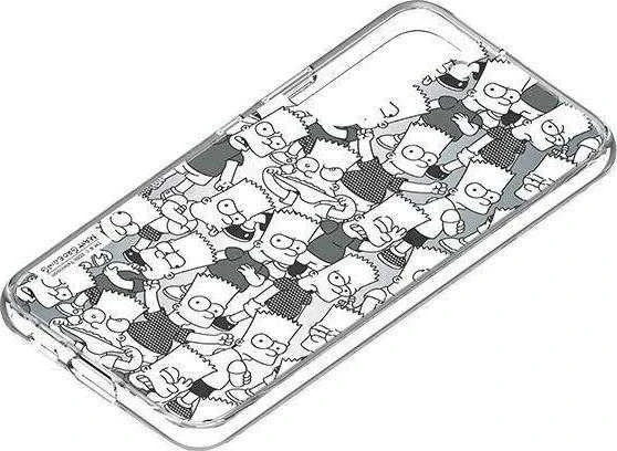 Dėklas Panel Samsung GP-TOU021HOUJW do etuiFrame Cover do Galaxy S22 Simpsons balta/baltas