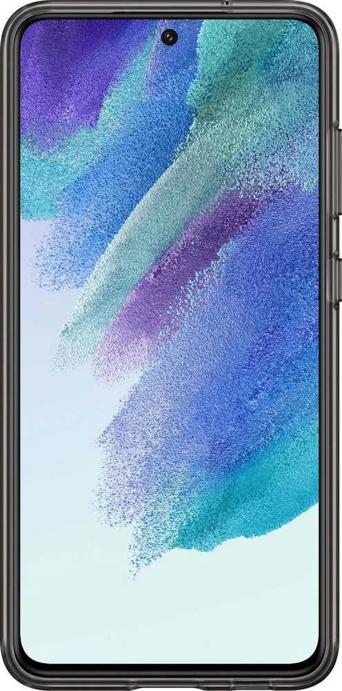 XG990CBE skaidraus dirželio dėklas, skirtas Samsung Galaxy S21 FE Tamsiai pilka (tamsiai pilka)