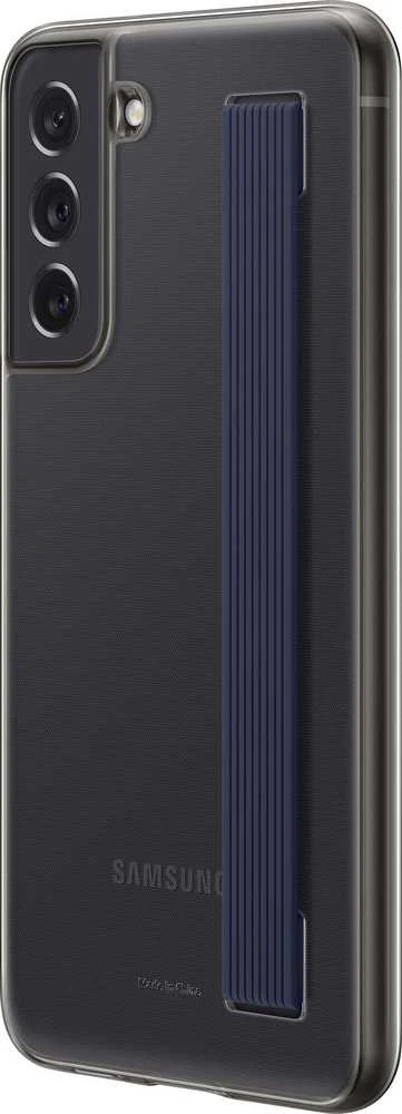 XG990CBE skaidraus dirželio dėklas, skirtas Samsung Galaxy S21 FE Tamsiai pilka (tamsiai pilka)