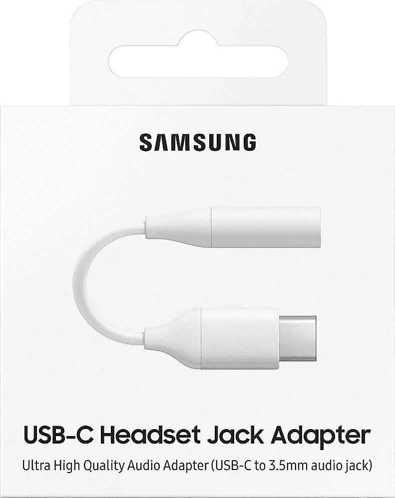 Adapteris - SAMSUNG USB-C Ausinių Jack Adapteris Moteriškas į Vyrą Balta