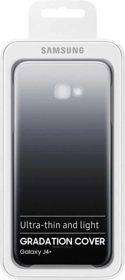 Samsung Galaxy J4+ dėklas „Gradation“ (2018) (Juodas) AJ415CBE 