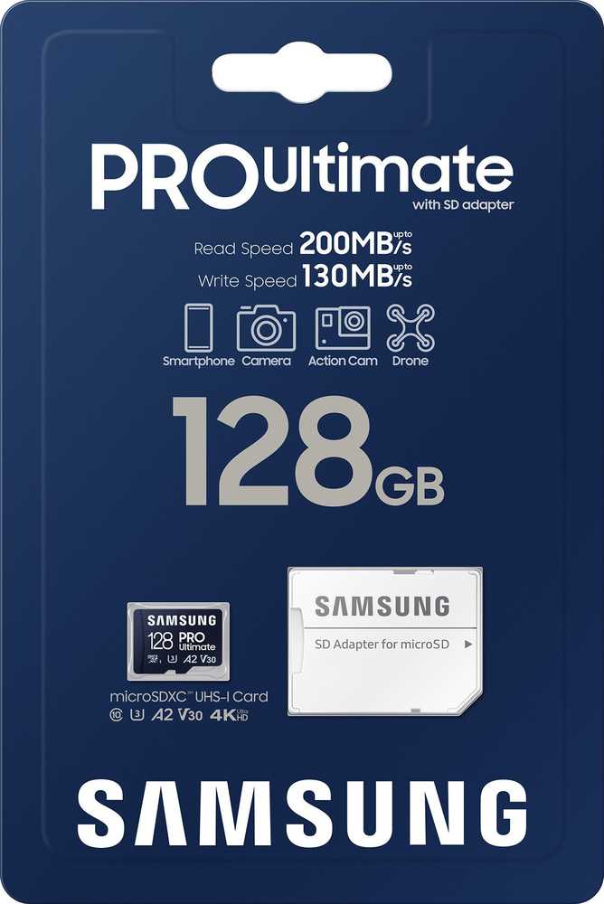 Atminties kortelė Samsung Ultimate microSDXC 128GB UHS-I U3