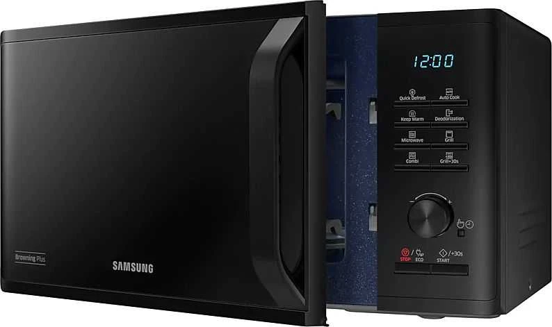 Samsung mikrobangų krosnelė su griliu MG23K3515AK Laisvai stovi, Grilis, 1250 W, Juodas, Atšildymo funkcija