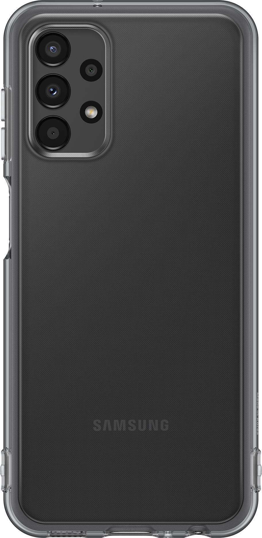 Dėklas Samsung Galaxy A13 Soft Clear Cover Juodas