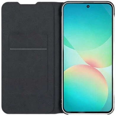 „Samsung Mobeen“ atverčiamas dėklas, skirtas „Galaxy A27“ (juodas)