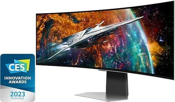 Monitorius - Samsung Odyssey OLED G9 49-Colių Dual QHD 240Hz Lenktas Juodas