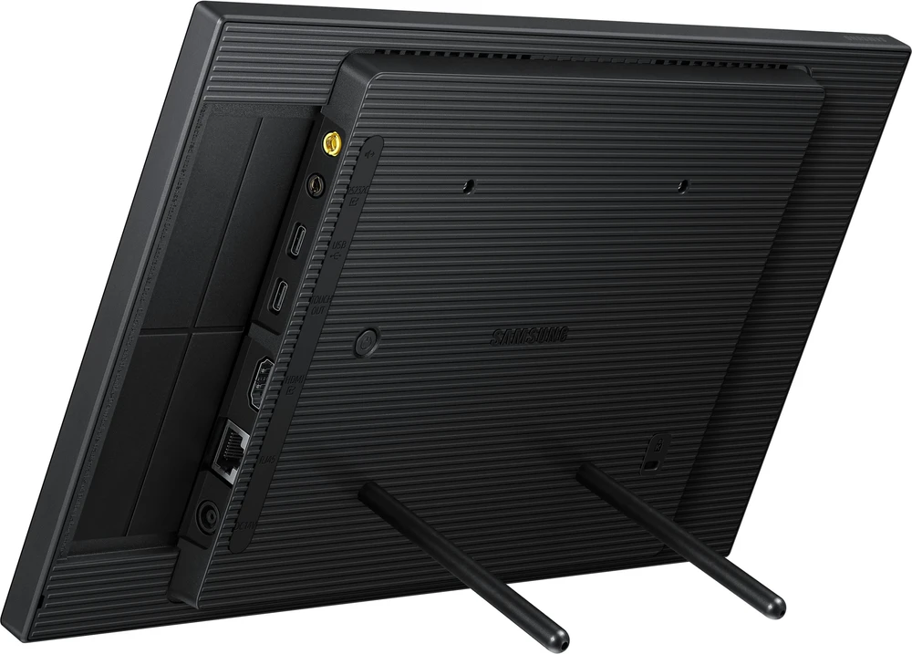 Monitorius „Samsung“ 13 colių FHD, 16:9, QB13C-T, lietimui jautrus ekranas, 500 nitų, 16/7, belaidis internetas, „Tizen 7.0“ grotuvo operacinė sistema