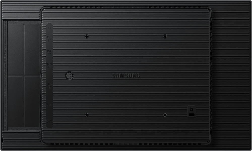 Monitorius „Samsung“ 13 colių FHD, 16:9, QB13C-T, lietimui jautrus ekranas, 500 nitų, 16/7, belaidis internetas, „Tizen 7.0“ grotuvo operacinė sistema